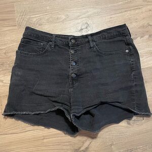 J. Crew Women's Black Denim Shorts